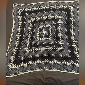 Shades of Blue Crochet Blanket